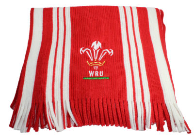 WRU-gebreide-sjaal