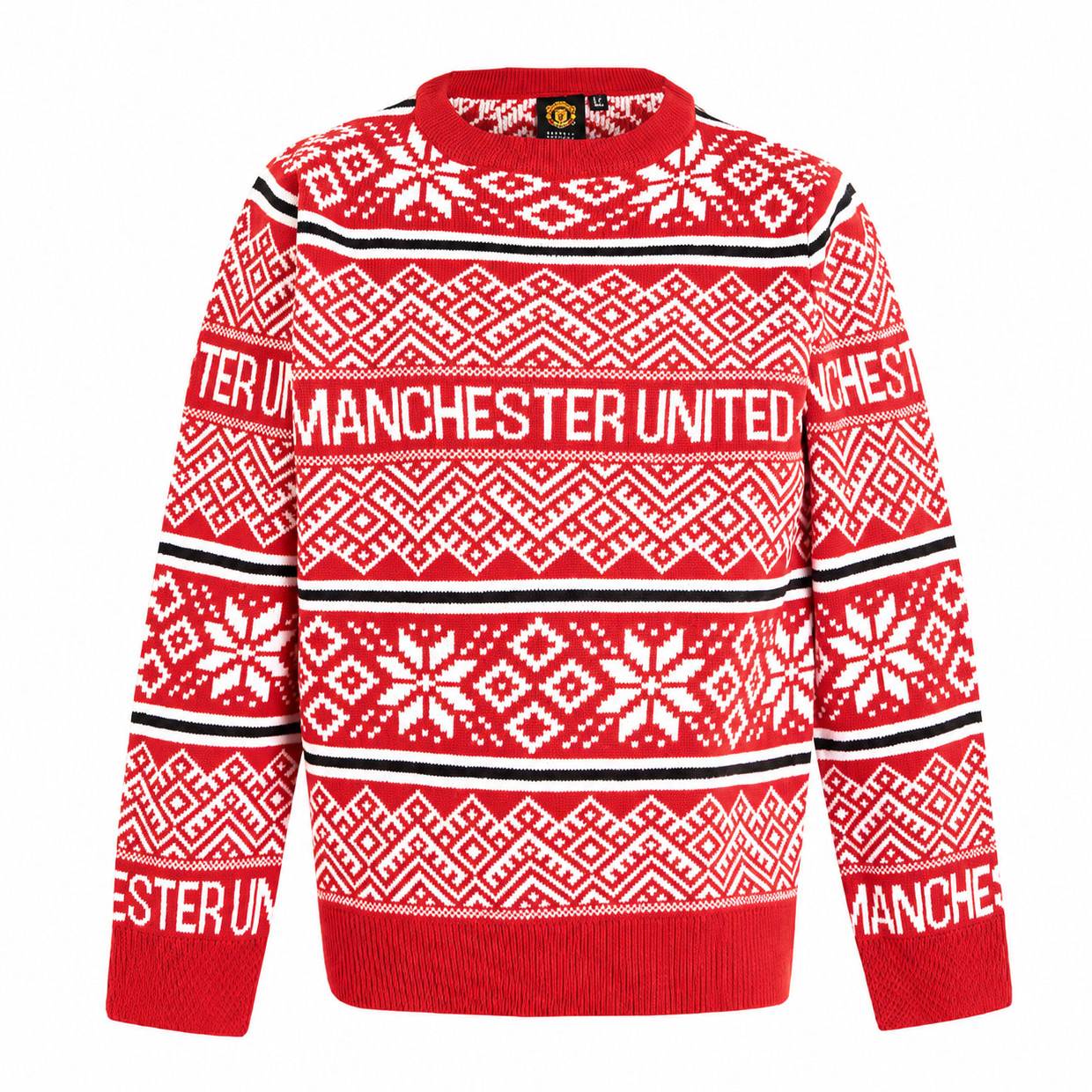 Custom Christmas sweater with company logo