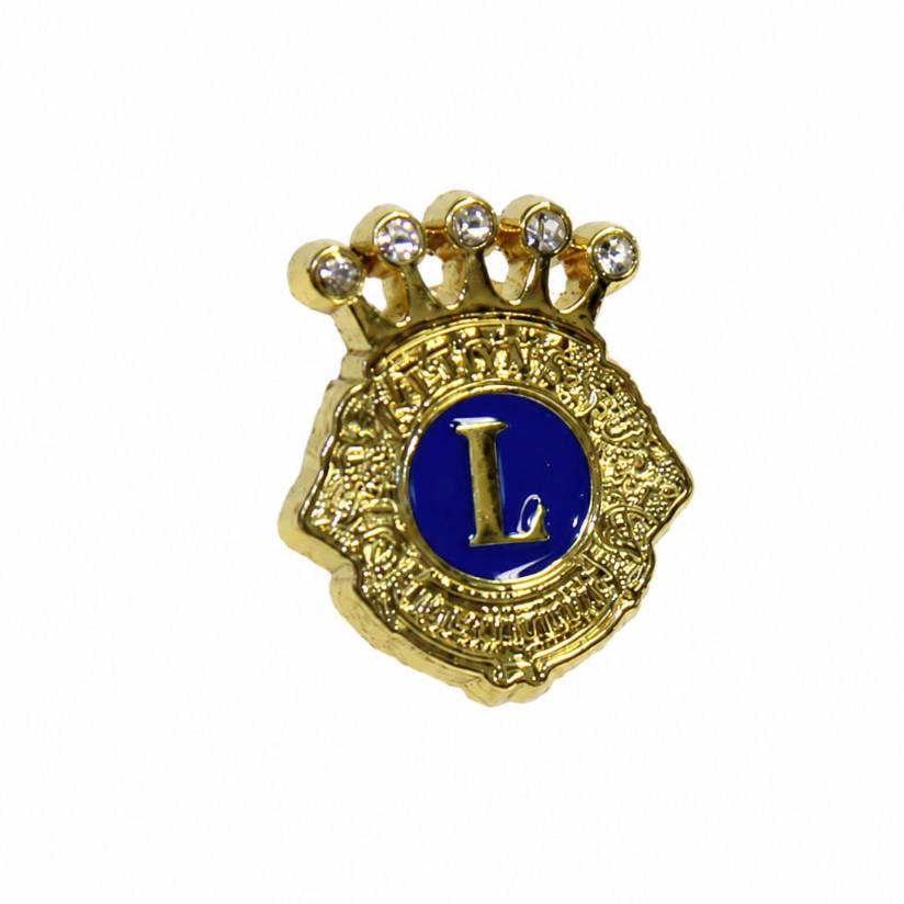 Custom pin with company logo